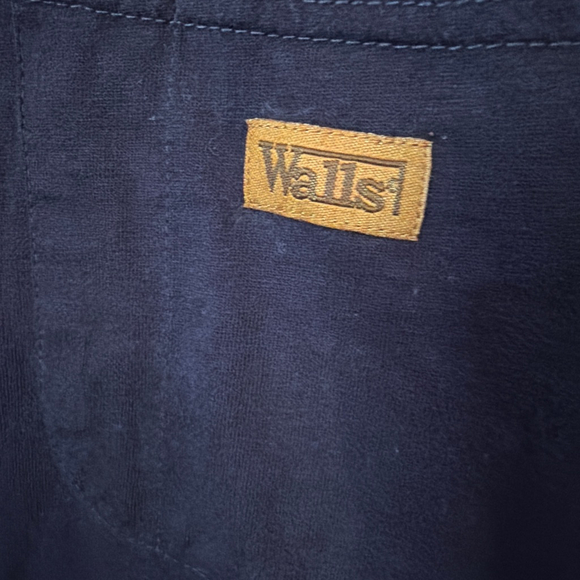 Men's Walls Work Wear Navy Short Sleeve Heavyweight Pocket T-shirt Size XL - Picture 2 of 4